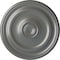 Ekena Millwork Devon Ceiling Medallion (Fits Canopies up to 3 5/8"), Hand-Painted Silver, 15 3/4"OD x 1 1/2"P CM15DESLS - alternate 1